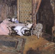 Edouard Vuillard Three women in the sitting room oil painting on canvas